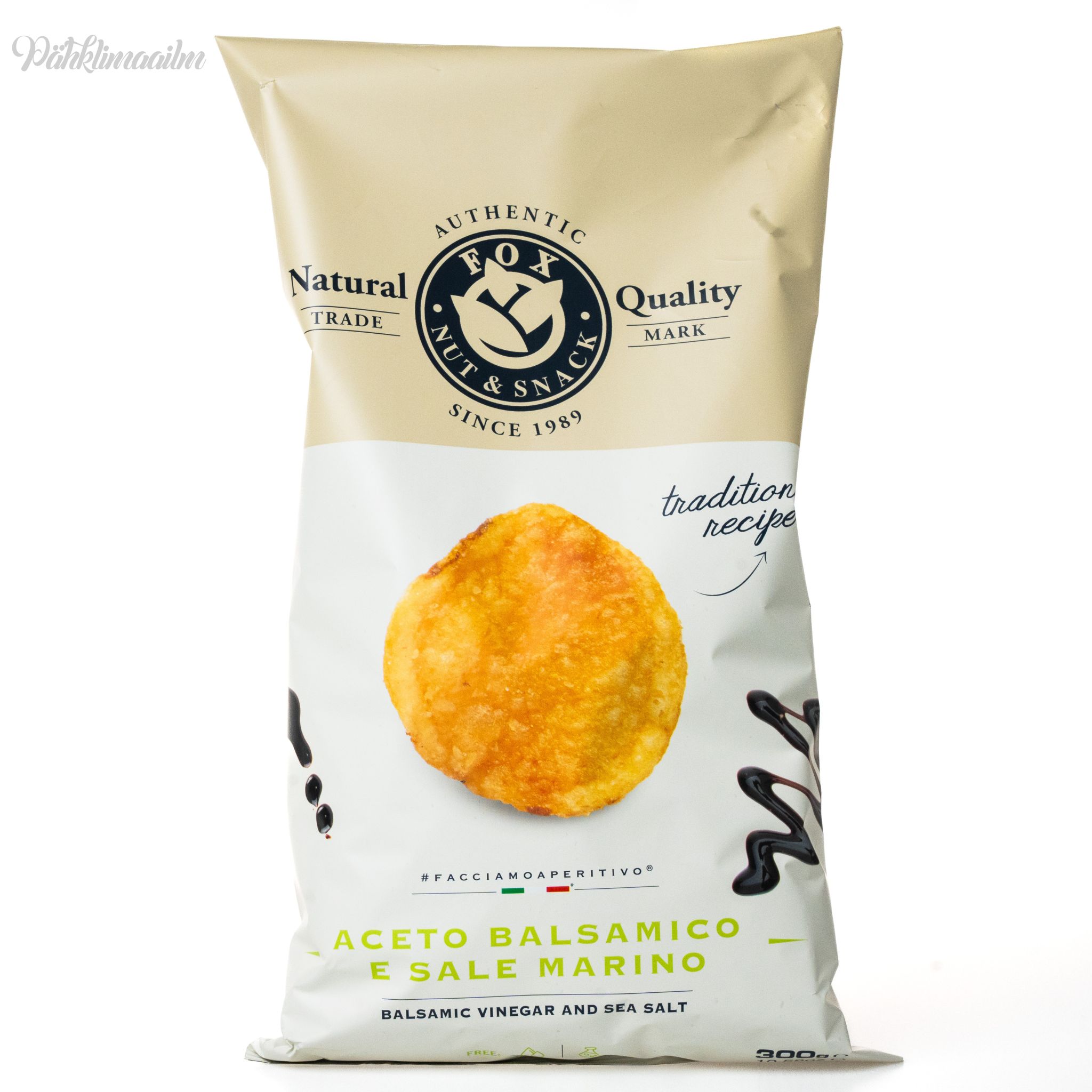 "FOX" kartulikrõpsud palsamiäädika ja meresoolaga, 300 g