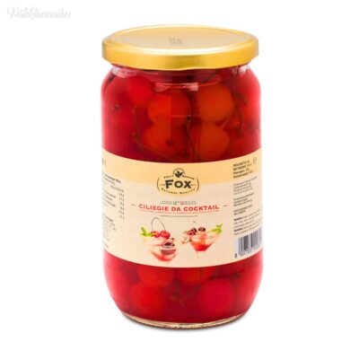 “FOX” Konserveeritud kirsid kokteilide jaoks, 720 ml