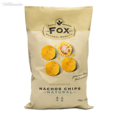 “FOX” ümmargused nacho krõpsud soolaga, 450 g