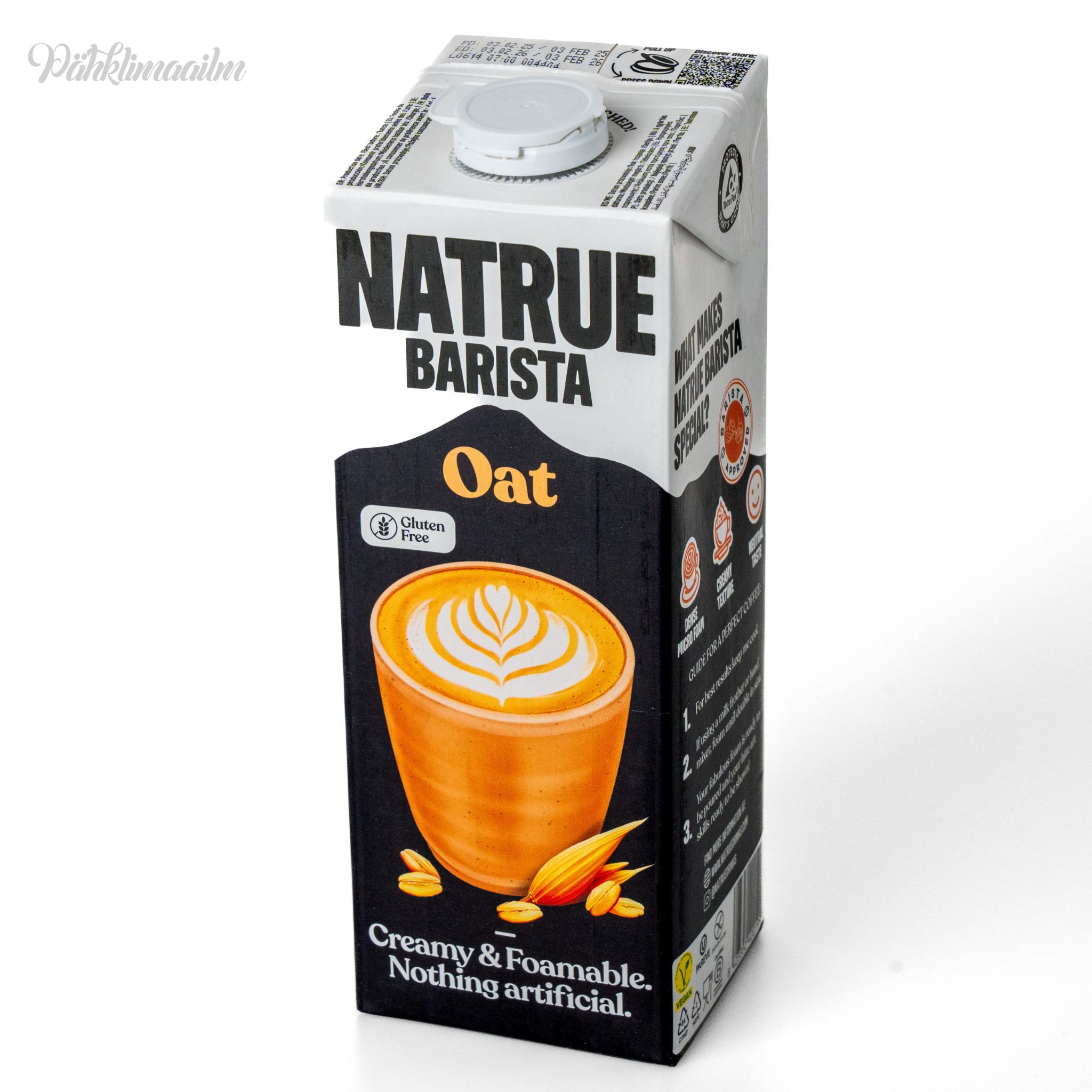 Kaerajook ilma lisatud suhkruta „Barista“, 1 l