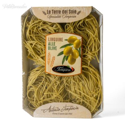 “PASTIFICIO TEMPORIN” linguine roheliste oliividega, 250 g