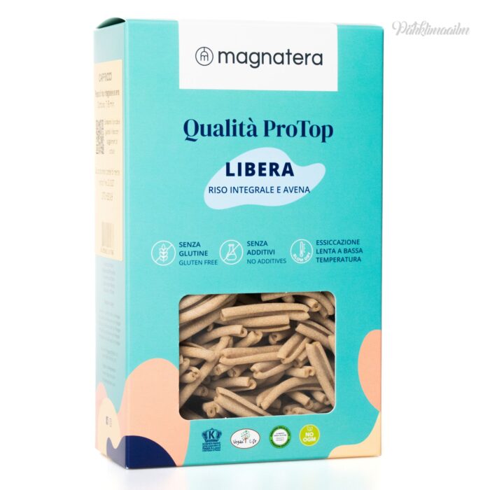 "MAGNATERA" pruunist riisijahust ja kaerajahust makaronid, 250 g