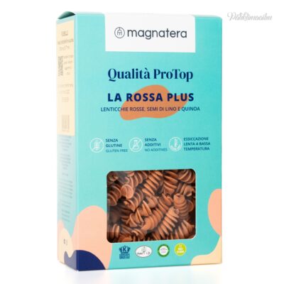 “MAGNATERA” punase läätse, linaseemnete ja kinoajahu makaronid, 250 g