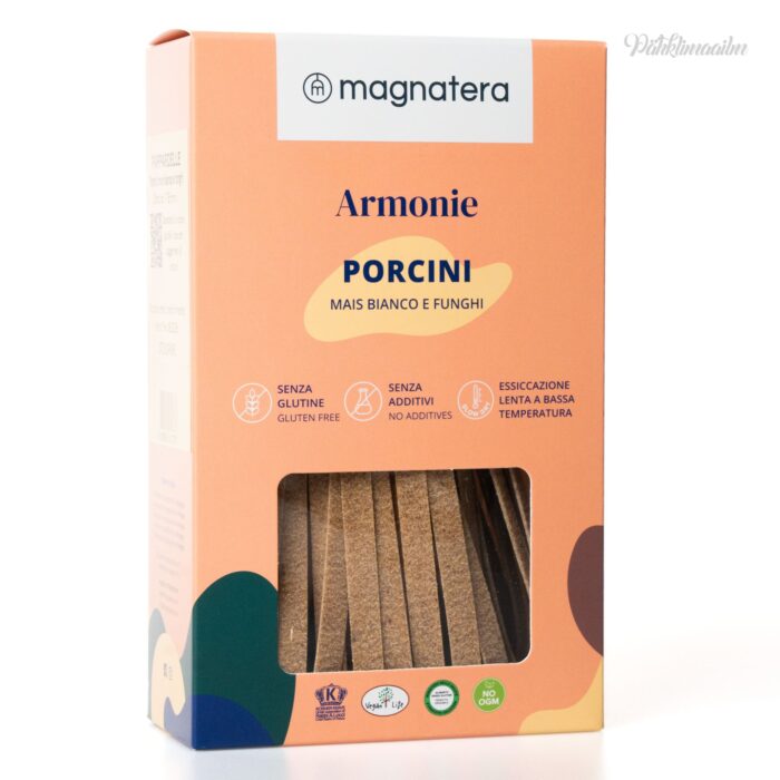 "MAGNATERA" valge maisi makaronid puravikega, 250 g