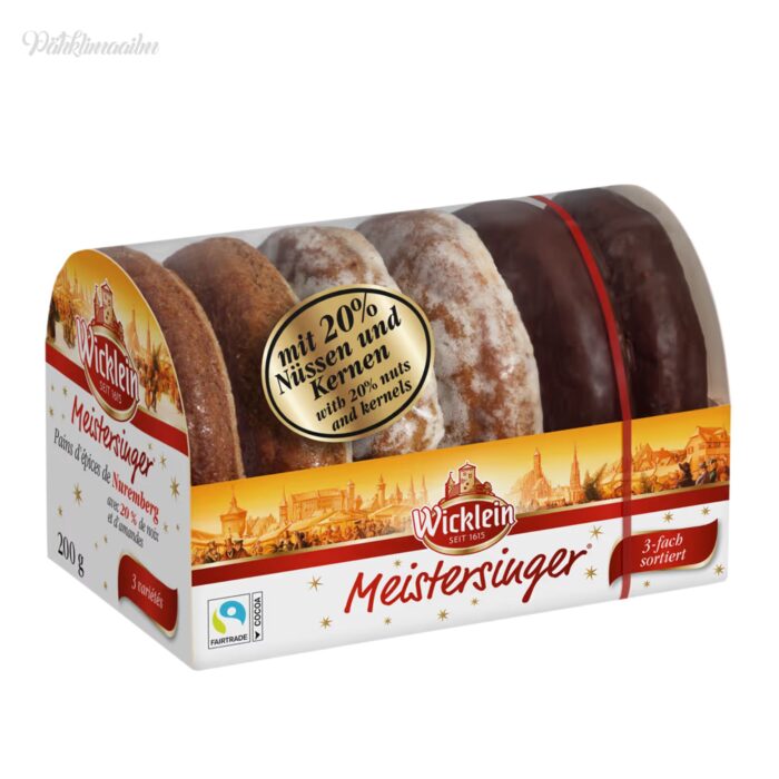 "Wicklein" kolme maitsega piparkoogid karbis, 200 g
