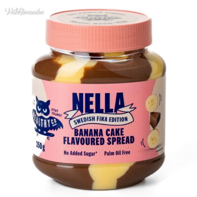 “NELLA” pähkli- ja kakaokreem banaanimaitsega, 350 g