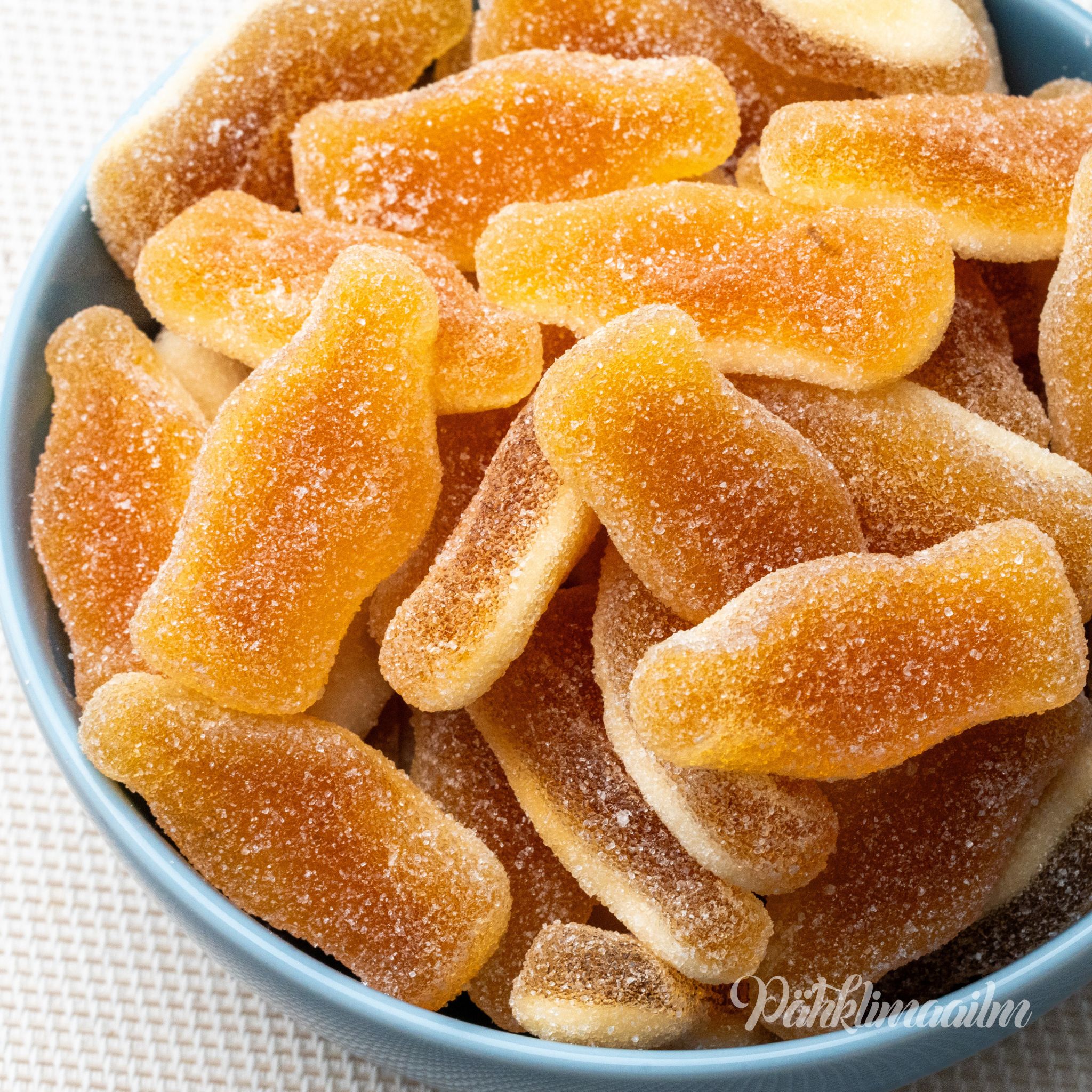 Kummikommid Koola maitsega pudelikesed suhkruga, 1 kg