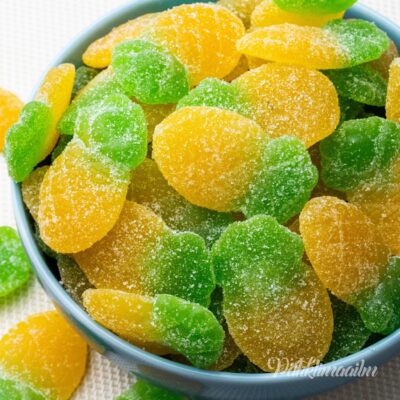 Kummikommid Suhkrustatud ananassid, 1 kg