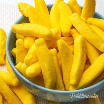 Kummikommid Suhkrustatud banaanid, 1 kg