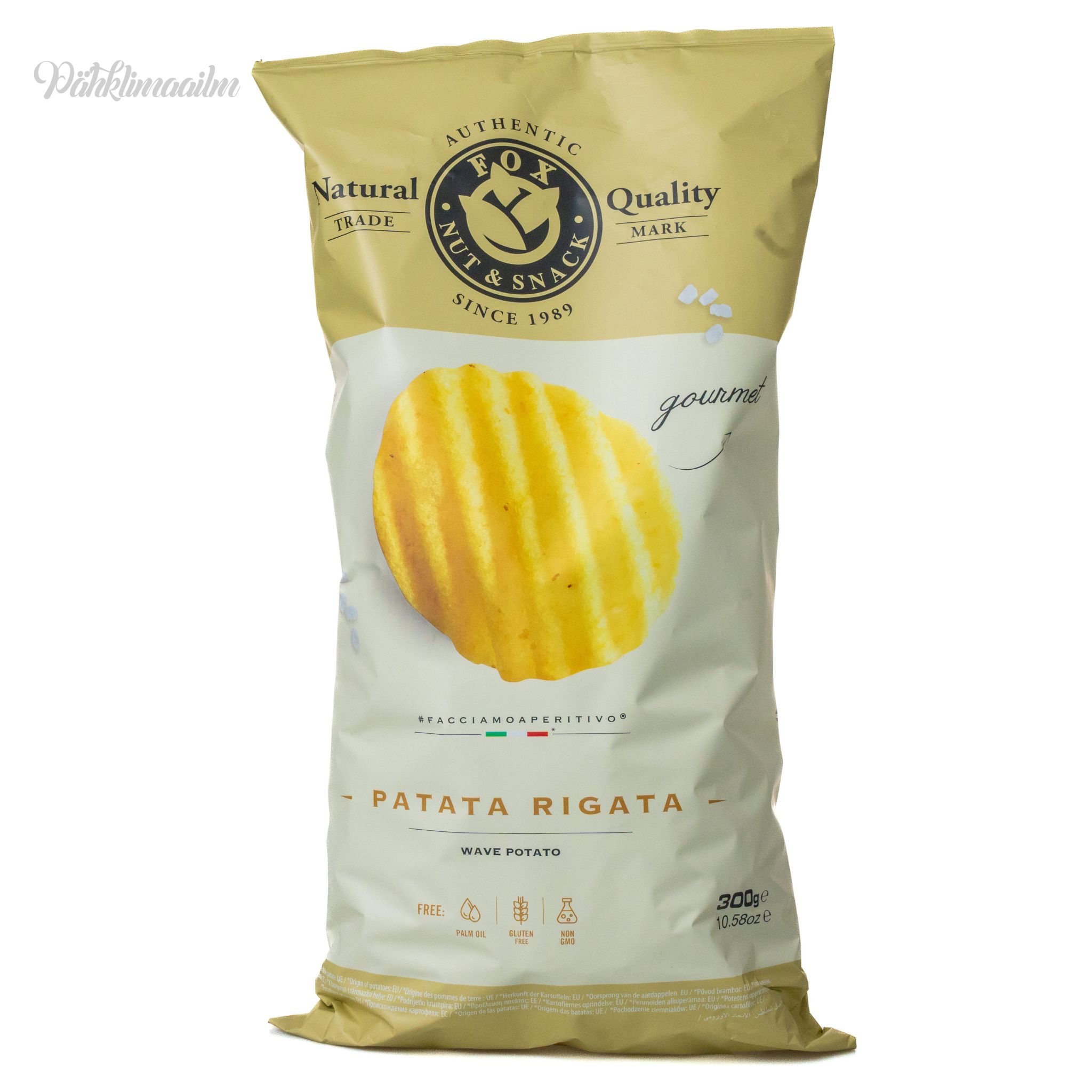 "FOX" lainelised kartulikrõpsud soolaga, 300 g