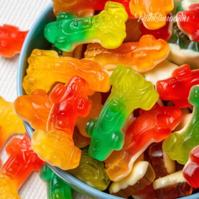 Puuviljamaitselised kummikommid Võidusõiduautod, 1 kg