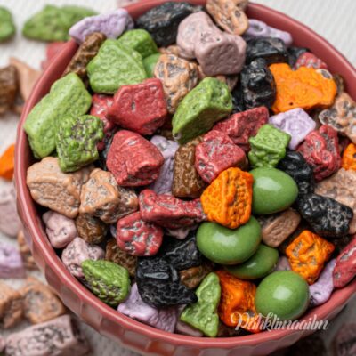 Päevalilleseemned värvilises šokolaadis, 1 kg