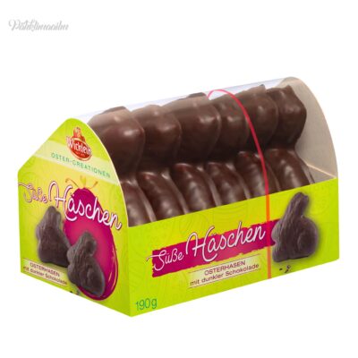 “Wicklein” lihavõtte piparkoogid Jänkukesed tumeda šokolaadiga kaetud, 190 g